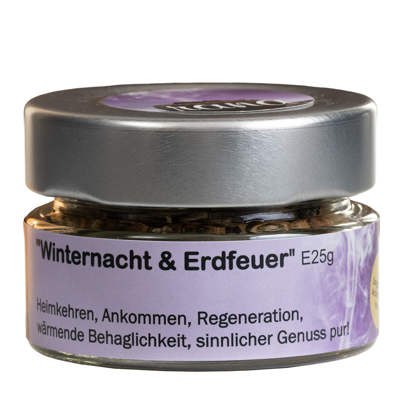 Räuchermischung Winternacht & Erdfeuer – warm, sinnlich & heimelig (Glas)