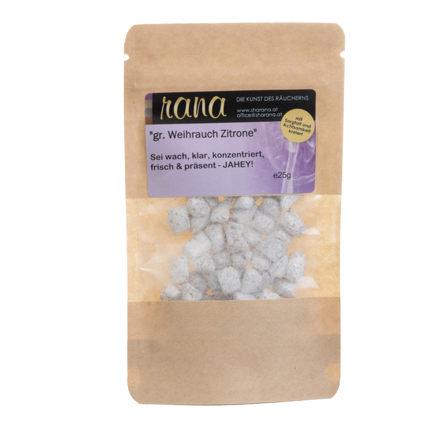 Griechischer Weihrauch Zitrone – frisch, klärend & handgefertigt (Nachfüllpack)