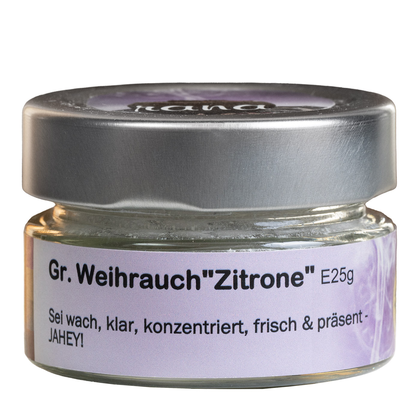 Griechischer Weihrauch Zitrone – frisch, klärend & handgefertigt (Glas)