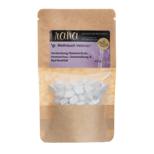 Griechischer Weihrauch Veilchen – zart, transformierend & seelisch öffnend (Nachfüllpack)