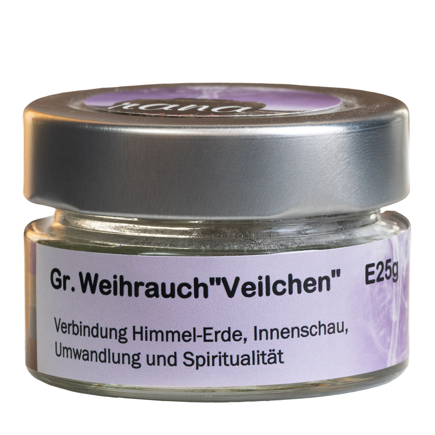 Griechischer Weihrauch Veilchen – zart, transformierend & seelisch öffnend (Glas)