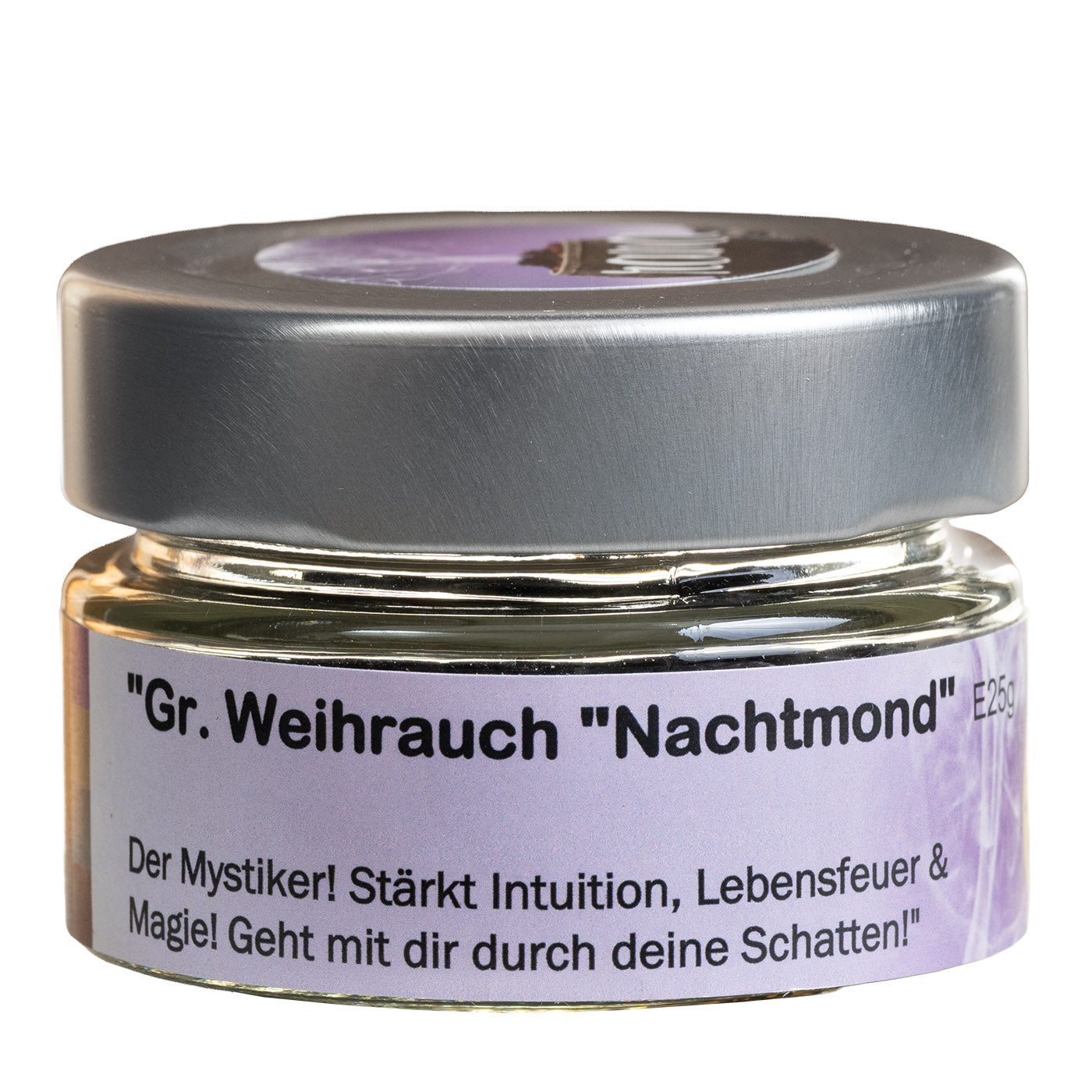 Griechischer Weihrauch Nachtmond – intuitiv, magisch & emotional reinigend (Glas)