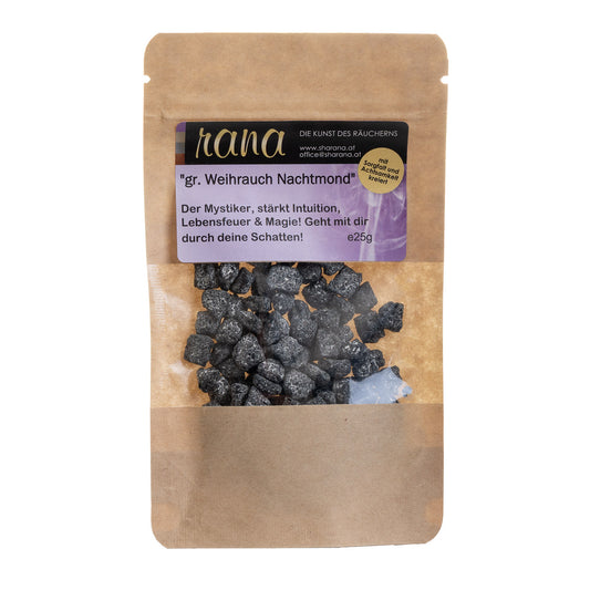Griechischer Weihrauch Nachtmond – intuitiv, magisch & emotional reinigend (Nachfüllpack)