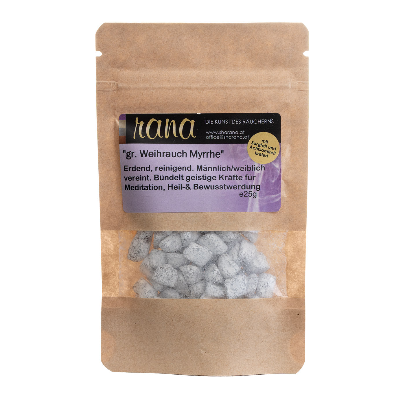 Griechischer Weihrauch Myrrhe – erdend, heilend & spirituell kraftvoll (Nachfüllpack)