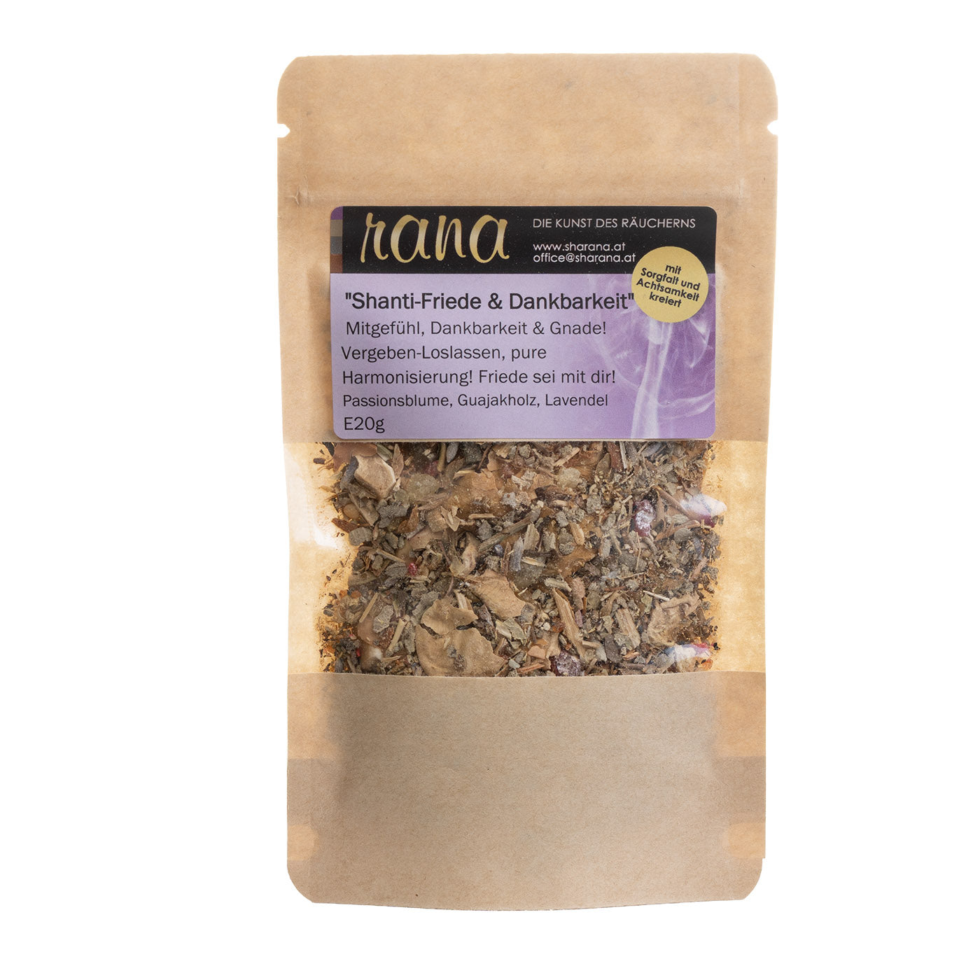 Räuchermischung OM Shanti – friedvoll, harmonisierend & herzöffnend (Nachfüllpack)