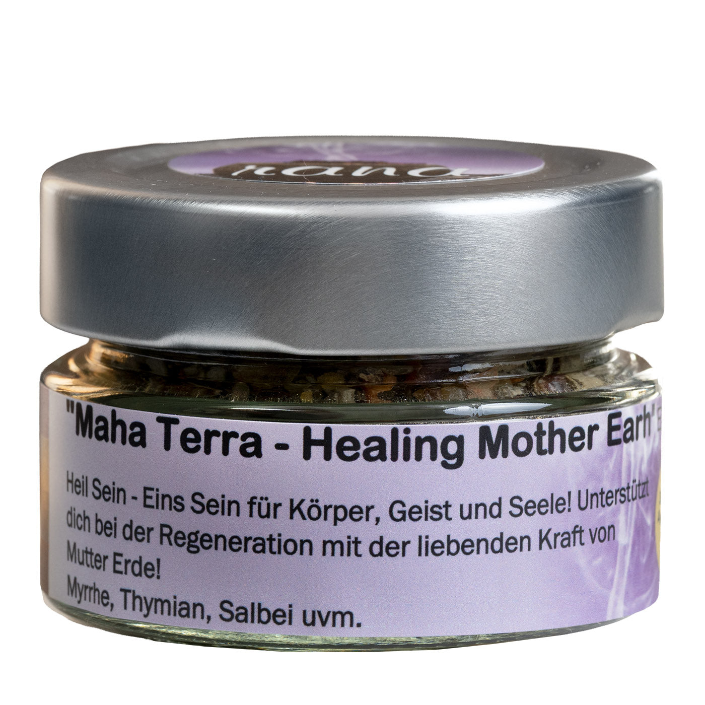 Räuchermischung Maha Terra – erdend, heilend & regenerierend (Glas)