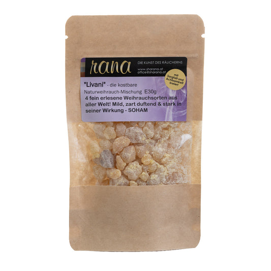 Naturweihrauch Livani – mild, rein & vielseitig verwendbar (Nachfüllpack)