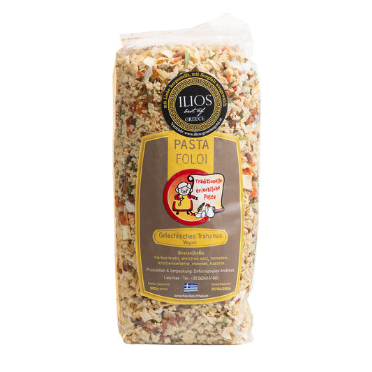 Pasta Foloi Trahanas (vegan)