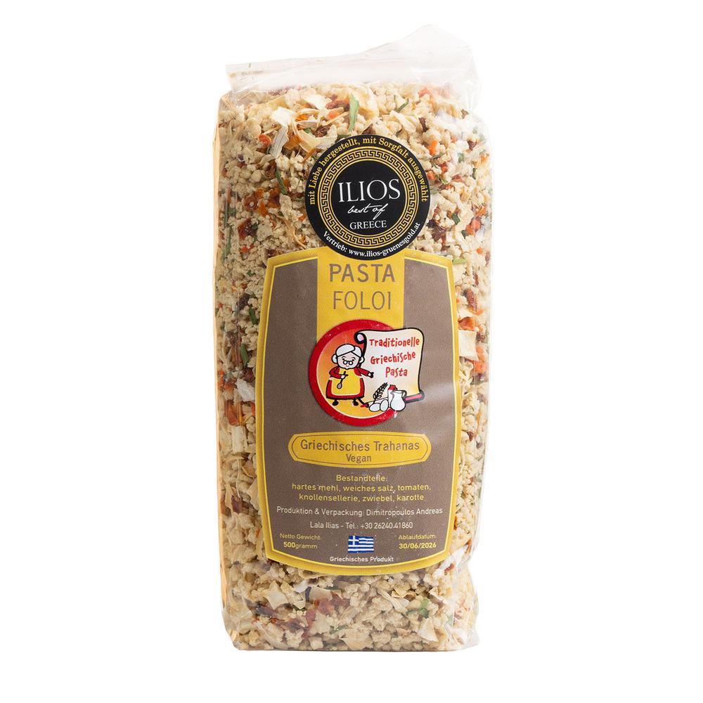 Pasta Foloi Trahanas (vegan)
