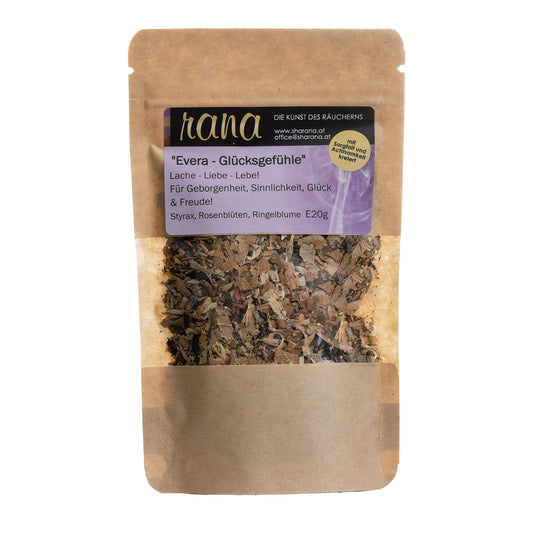 Räuchermischung Evera – lebensfroh, sinnlich & herzerwärmend (Nachfüllpack)