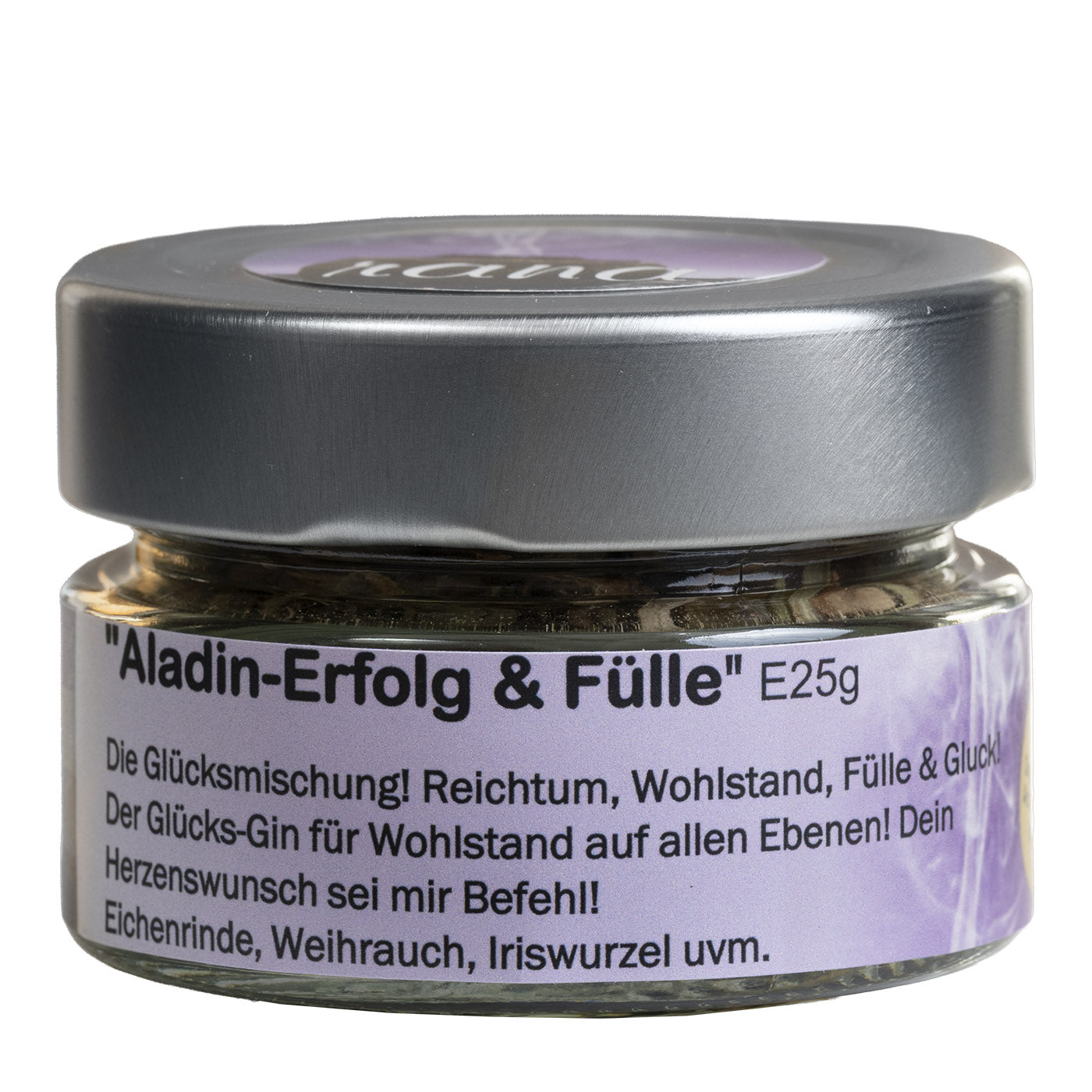 Räuchermischung Aladin – für Glück, Fülle & Herzenswünsche (Glas)