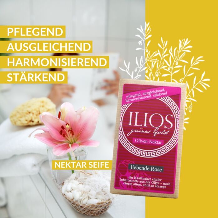 ILIOS Nektar Seife Rose