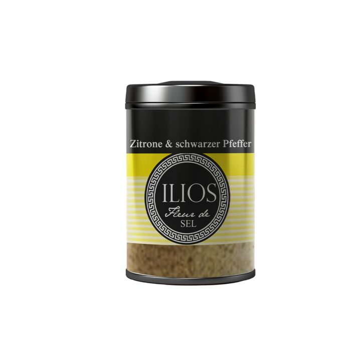Fleur de Sel Lemon & Black Pepper fein