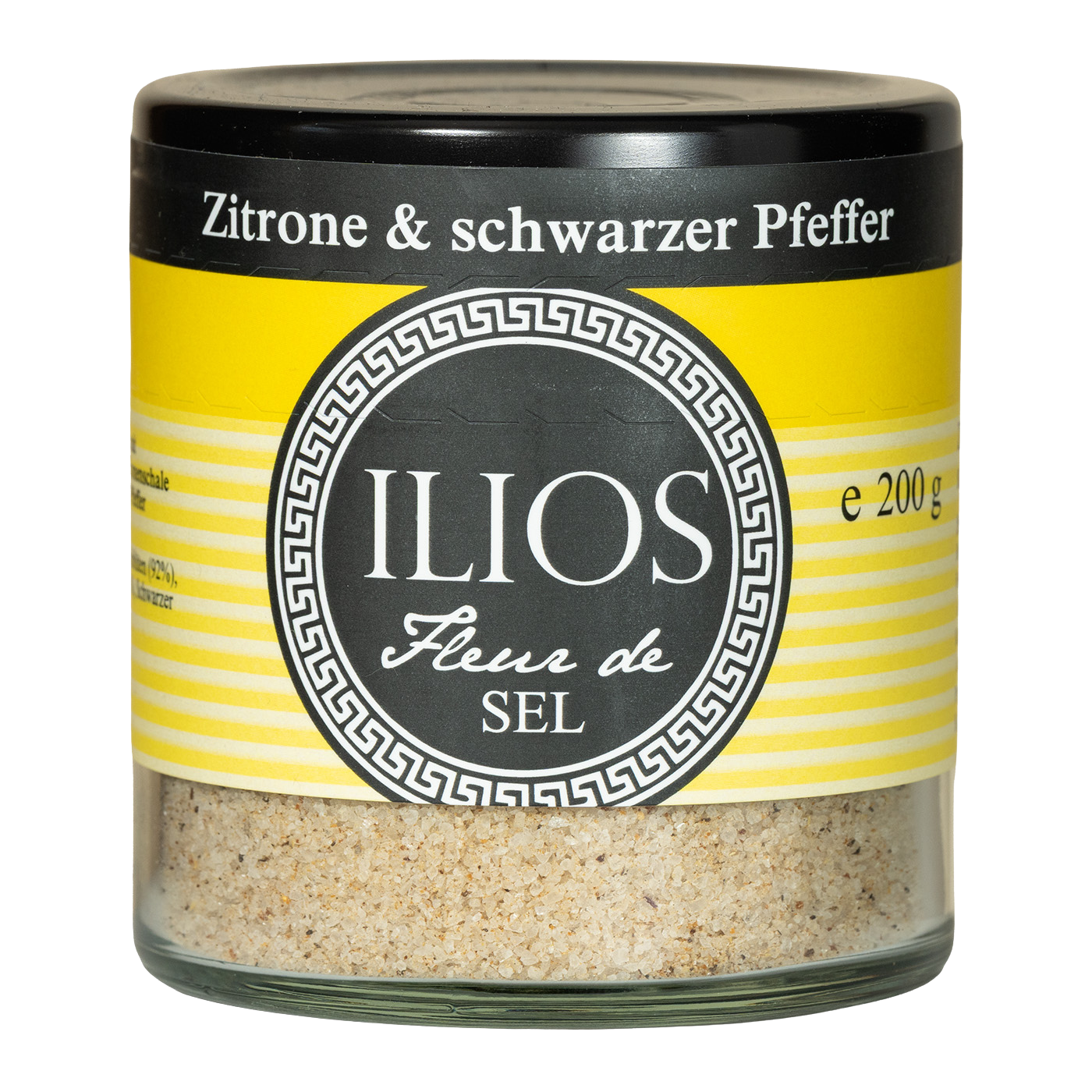 Fleur de Sel Lemon & Black Pepper fein